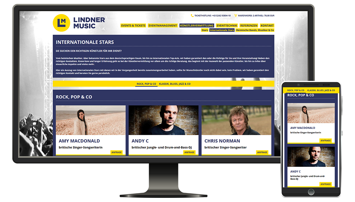 Künstlervermittlung